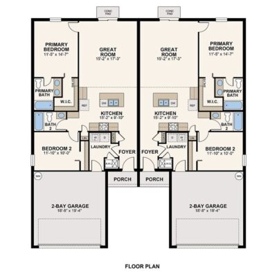 999 F Plan Vistanna Villas SQFT 1120