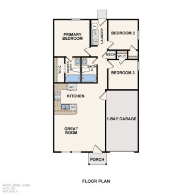 999 F Plan Tropical Gulf Acres SQFT 1000