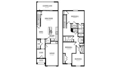 999 F Plan Union Park Townh FL W DR Horton Express Multifamily Glen SQFT 1673