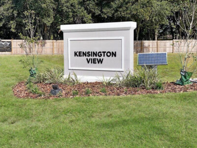 A Kensington View Community Entrance