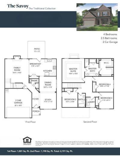 999 F Plan Savoy AHR SQFT 2191