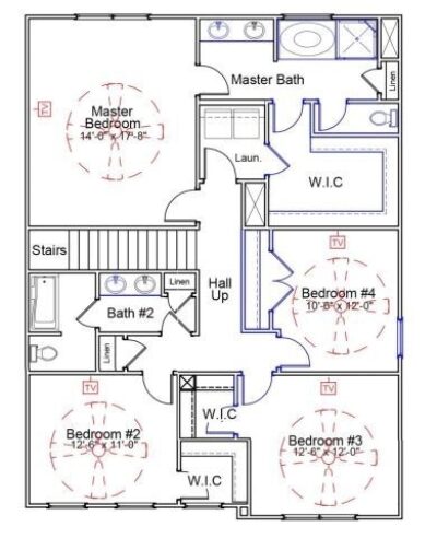 999 F Plan 2nd Enclave at palmer Place SQFT 2223