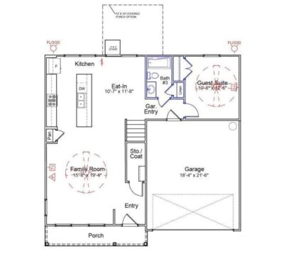 999 F Plan 1st Colonies at Habersham SQFT 2237