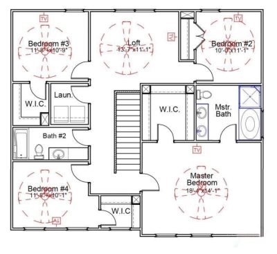 999 F Plan 2nd Colonies at Habersham SQFT 2237