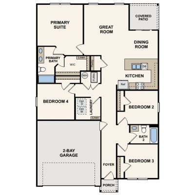 999 Mill Creek Cove covington floor 1 SQFT 1607