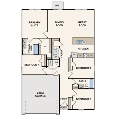 999 F Plan Mill Creek Cove SQFT 1601