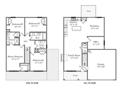 999 F Plan Scattered Charlotte Model SQFT 1865