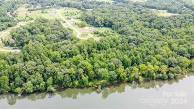 AC River Rock Scattered Statesville Community Aerial