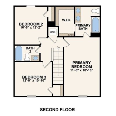 999 F Plan 2nd Cartwright Farm SQFT 1405