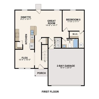 999 F Plan Crockett Reserve 1st floor 01 SQFT 2217 Floor Plan 1st