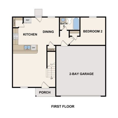 999 F Plan Crockett Reserve 1st floor 01 SQFT 1811 Floor Plan 1st