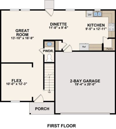 999 F Plan Crockett Reserve 1st floor SQFT 2009 Floor Plan 1st