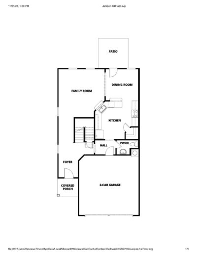 999 F Plan 1st Josephs Cove Juniper SQFT 2046