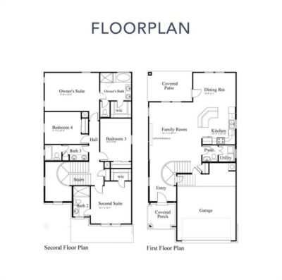 999 F Plan Cypress Oaks North SQFT 2064