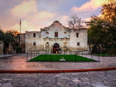 BB Southton Meadows San Antonio Missions National Historical Park The Alamo Dawn