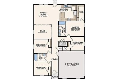 999 F Plan Teal Crossing SQFT 1603